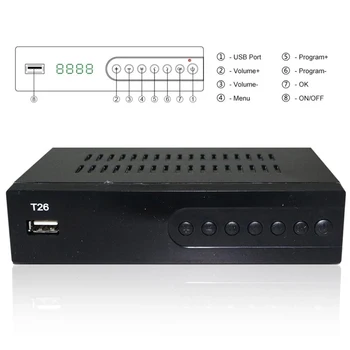 Vynikajúca Kvalita DVB-C Kombinovaný TV Tuner DVB T2 Prijímač Digitálneho TELEVÍZNEHO vysielania H. 264 Dekodér Set-Top Box