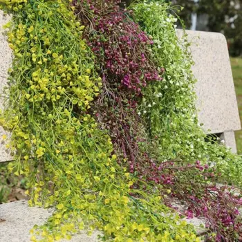 2021 Najnovšie Horúce Módne Umelých Plastických Ivy Leaf Garland Rastliny Viniča Lístie, Kvety Domova