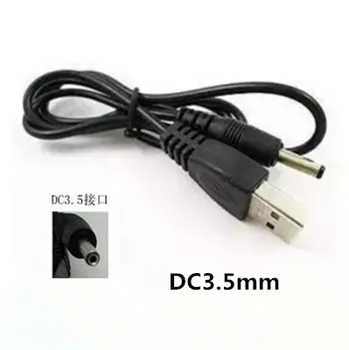 USB 2.0 Typu Samec Na DC3.5 mm*1.35 mm Napájací kábel Barel 5V Konektor Kábla 12 Medené jadro 80 cm dĺžka