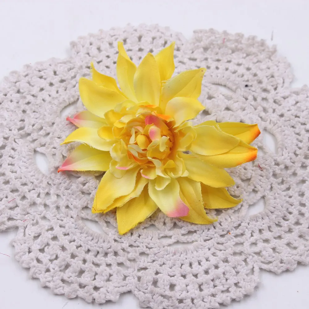 5 ks 10 cm vysoko kvalitné hodvábne chryzantéma hlavu gerbera svadobné dekorácie umelý kvet simulácia daisy plavidlá kvet 2