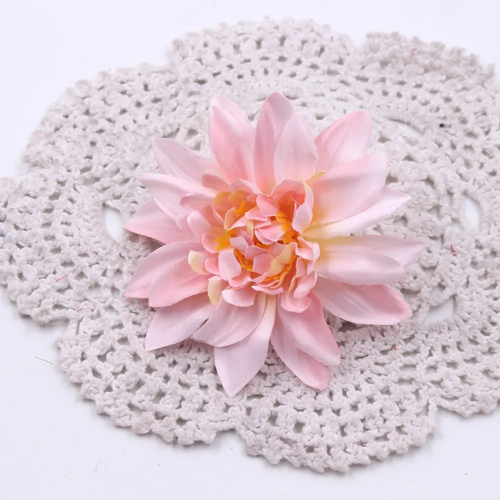 5 ks 10 cm vysoko kvalitné hodvábne chryzantéma hlavu gerbera svadobné dekorácie umelý kvet simulácia daisy plavidlá kvet 4