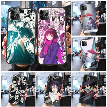 Yato Noragami Iki Hiyori Anime Telefón Prípade Cover obal Pre iphone 5, 5s se 2 6 6 7 8 12 mini plus X XS XR 11 PRO MAX Matné čierne