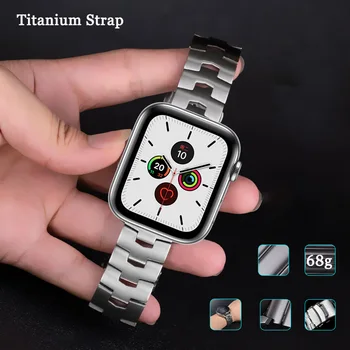 Titán WatchBand pre Apple Hodinky Serie 5 4 3 2 40 MM 44 MM 38 MM 42MM Šport Náramok na Zápästie Pre iwatch Kapela kovové slučky Príslušenstvo