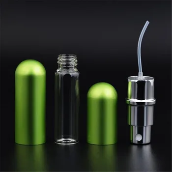 5ML Mini Oválne Prenosné Hliníkové Naplniteľné Parfum, Fľaša S Rozprašovačom Prázdne Kozmetické Kontajnerov S Rozprašovač pre Traveler
