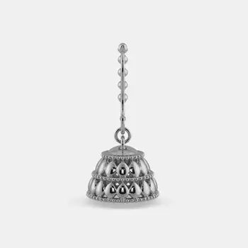 Choucong Vintage Tribal bell Drop diamond Náušnice 925 Sterling Silver Visieť Náušnice pre ženy, Svadobné Party Šperky