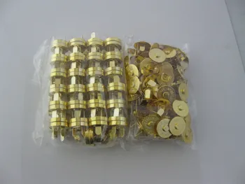 30 Sád/veľa 18 mm Gold Tón Magnetické Zaskočí Taška Kabelku Spona Kovové Tlačidlo Upevňovač Šitie Plavidlá