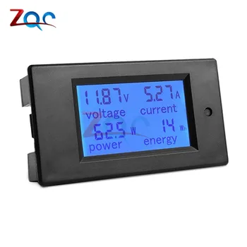 Digitálny LCD Displej Voltmeter Ammeter Wattmeter Napájania DC 6.5 -100V 0 -20A 0 -20000W Napätia, Prúdu Energie Tester