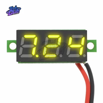Mini Digitálny Voltmeter Napätie Tester Meter 0.28 Palcový 2.5 V-30V LED Displej Digitálny Voltmeter Červená Zelená Modrá Žltá
