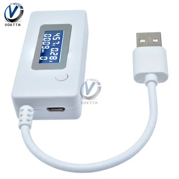 LCD Displej USB Tester Lekár Napätie Prúd Meter Mobile Power Bank Nabíjačku Detektor Digitálny Displej USB Meter Dropshipping OEM