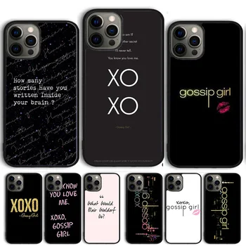 Gossip Girl Citácie Telefón puzdro Pre iPhone 13 12 Pro Max mini 11 Pro Max XS X XR 5 6 7 8 Plus SE 2020 Coque Shell