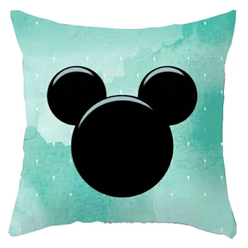 45x45cm Disney Mickey Mouse, Minnie Mouse obliečka na Vankúš Anime Obrázok Gauč Krátke Plyšový Vankúš Hračky Domov obliečok Dieťa Dary