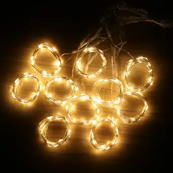 Diaľkové Svetlá LED String Záves Záves USB Rozprávkových Svetiel Garland Led Svadobné Party Vianoce Pre Okno domáci Vonkajší Dekor