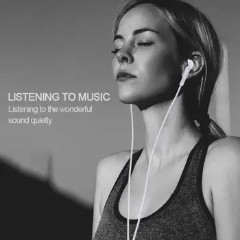 In-Ear 3,5 MM Káblové Slúchadlá Stereo Bass Kovové Slúchadlá HIFI Earplug Slúchadlo S MIKROFÓNOM Pre Xiao Samsung Huawei Telefón