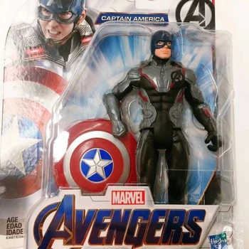 Marvel Avengers Akčné Figúrky 15 CM Iron Man, Hulk Kapitán Amerika Spiderman Ant-Man, Black Panther Chitauri Model Hračka Darček