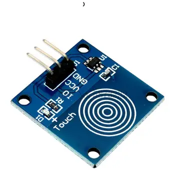 TTP223B 1 kanál Jog digitálny dotykový kapacitný snímač dotknite sa tlačidla prepnúť moduly Príslušenstvo pre arduino