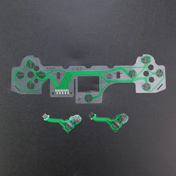 YuXi Modrá/Zelená Flexibilný Kábel Pre PS5 Radič Vodivý Film Nahradenie ABXY D-pad LR Flex Kábel Stužkový Kábel