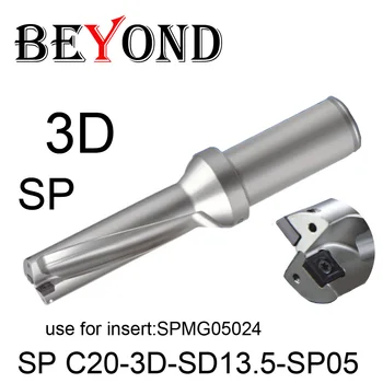 MIMO Vrtných 3D 13mm 13.5 mm SP C20-3D-SD13-SP05 SD13.5 U Vŕtanie Bit použiť SPMG SPMG05024 Otočných Karbidu Vložky Nástrojov CNC