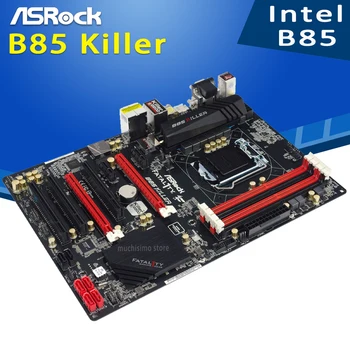 LGA 1150 ASRock B85 Vrah Doske Core i7/i5/i3 32GB DDR3 PCI-E 3.0 DVI VGA 32GB CrossFireX, Intel B85 Placa-Mae 1150 Používané