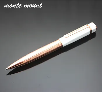 Vysoko kvalitný full metal diamond pera rose gold guľôčkové pero mosadz guľôčkové perá pre dar písania papiernictvo školského úradu, gélové pero