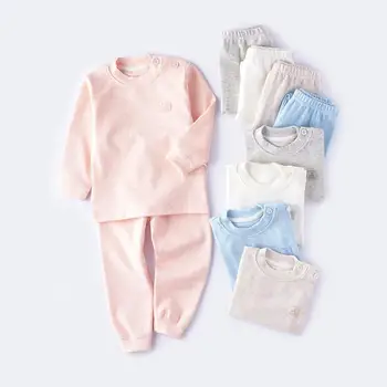 Deti Sleepwear Baby Girl Jar Bavlna Sady Chlapcov, oblečenie pre voľný čas Pyžamo Deti Pyžamá Deti Odev 0-16Y Unisex Oblečenie pre Teenagerov