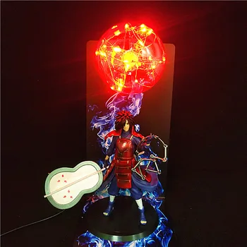 Naruto Uchiha Itachi Bomby Luminaria Anime Lampa Naruto Svetlá Deti LED Nočné Svetlo pre Spálne Brinquedos Figúrka darček