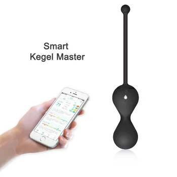 Kegel Master Lopta Smart Vibrátor APLIKÁCIU Diaľkové Ovládanie Ben Wa Loptu Vagina Sprísnenie Výcviku Bluetooth Vibrátor sexuálnu Hračku pre Ženy