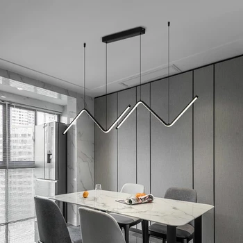 Hot predaj moderné LED stropný luster jedálenský stôl jedálenský stôl luster v kuchyni svetlo minimalistický domáce dekorácie osvetlenie