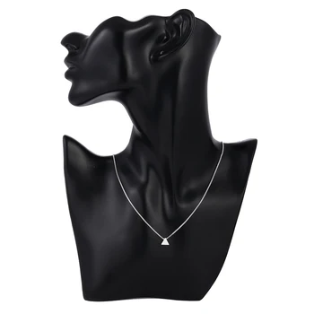 Trojuholník Geometrie Retiazky A Náhrdelníky Pre Ženy 925 Sterling Silver Módne Šperky 2021 Žena Vianočný Darček