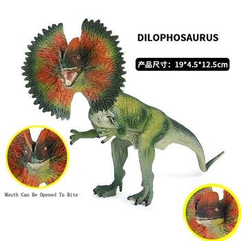 Jurský Pevné Animal Model Dilophosaurus Tyrannosaurus Rex Dicrosaurus Velociraptor Veľký Dinosaurus Hračka Simulácia Obrázok Narodeniny