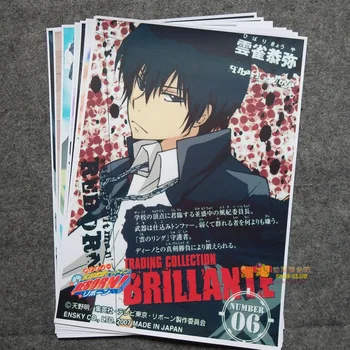 8Pcs/1lot Anime Hibari Kyōya Obrázok Plagáty Údaje Plagát 42x29cm pre Domáce Dekorácie na Stenu Kolekcie Darček