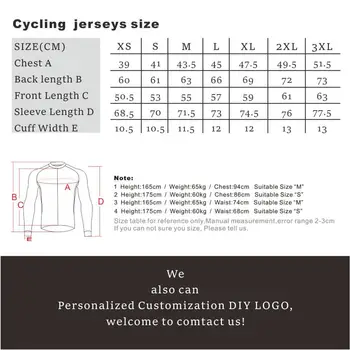 Muži Pro Team Cyklistické Oblečenie na jar/jeseň Priedušný Cyklistický Dres s Dlhým Rukávom Horský Bicykel Jersey Cyklistické Oblečenie