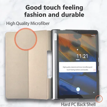 Ultra-Tenký Tablet Funda Prípade Lenovo Yoga Smart Tab 10.1 palcový 2019 Ochranné Capa Stojan pre Jogy 5 Tab 10.1 s Film+ Pero
