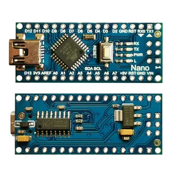 Typ-C / Micro USB CH340 Nano 3.0 ATmega328P Radič Rada Kompatibilný pre Arduino Nano CH340 Ovládača USB Nano V3.0 ATmega328