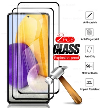 2 ks Screen Protector Tvrdeného Skla Pre Samsung Galaxy A72 5G Ochranné Sklo GalaxyA72 72 SM-A726B/DS 6.7