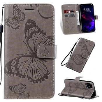 Peňaženka Flip Butterfly Kožené Puzdro Pre Samsung Galaxy A3 A5 A6 A7 A8 A9 Plus J4 J6 J8 2016 2017 2018 J3 J5 J7 J530 Knižné