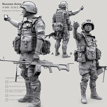 1/35 Živice model súpravy DIY obrázok ruský vojak self-assembled A-688