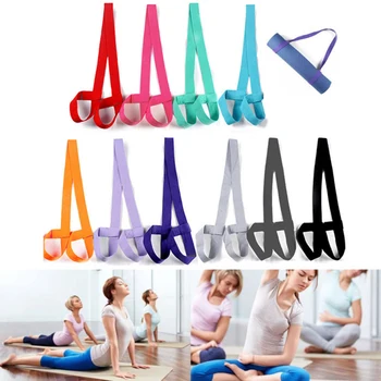 Vysokokvalitné Nastaviteľné Yoga Mat Popruhu Pásu Športové Šatka Ramenný Nosiť Pás Výkon Úsek Fitness Elastické Yoga Mat Popruh