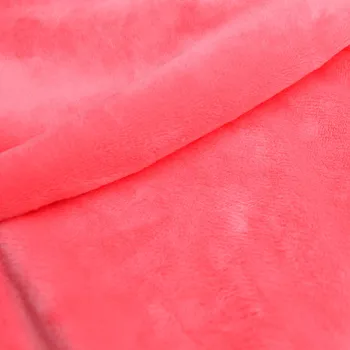 6pcs 40*50 cm Nového Pink super mäkké coral fleece Textílie Meter Plyšové Telas Tissus Patchwork Šitie Textil Ručné Peluche Tissus