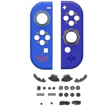Pre Nintendo Prepínač NS Joycon Vlastný Dizajn Shell DIY Pevný Plastový kryt Kryt Prípade, Náhradné Diely, so stredným Rámom Opravy