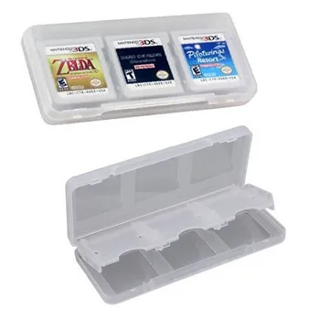 6in1 Jasné, Ochranné Pevného Plastu Hra Karty Úložný Box Prípade Držiak pre Nintendo 2DS NDS NDSL NDSI Nové 3DS LL/XL 3DSXL 3DSLL