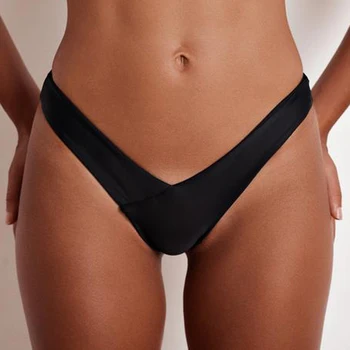TDFunlive 2022 tvaru sexy ženské plavky ženy plávať stručný brazílske bikini bottom drzý zadok remeň tanga nohavičky bielizeň