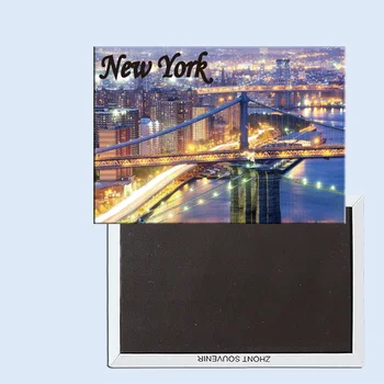 Brooklyn bridge v New Yorku Chladnička Magnetické 24308