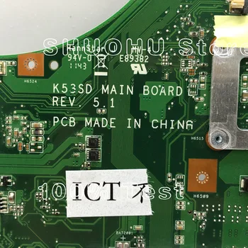 KEFU A53S Pre ASUS K53SD A53S K53S REV:5.1 GT610/2GB Notebook Doske Testované prácu pôvodnej Doske