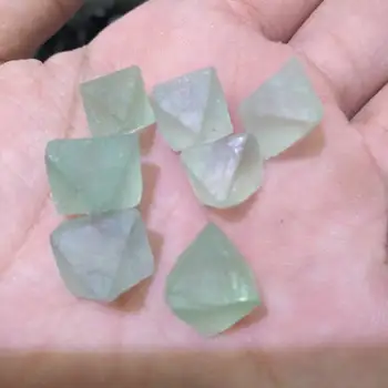 Prírodné Fluorite Octahedral Crystal Film Zelená Fluorite Crystal Štrk