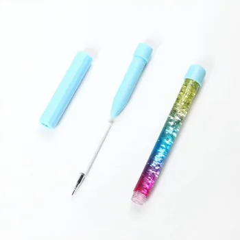 1PCS Tvorivé Víla Magic Stick Gélové Pero napríklad vibrato Kvapaliny Quicksand Papiernictvo Darček Kancelárie a Školské potreby 0,5 mm Crystal Gélové Pero