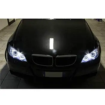 80W 7000K Xenon White LED Angel Eyes Krúžkov Značka Žiaroviek bez Chýb NA BMW E87 E39 E60 E61 E63 E64 M6 E65/E66 E83 X3, X5 E53