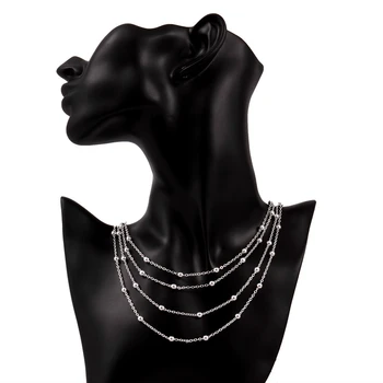 Jemné 925 sterling silver náhrdelník šperky Európsky štýl populárnej Ženy lady roztomilý Charms korálky reťazca móda Valentína darček