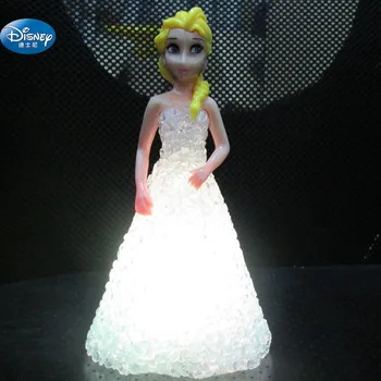 Mrazené Elsa Akcie Princezná crystal bábika s LED svetlom dievča Anna Hračka Údaje