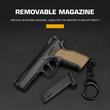 Zbraň 92 G Taktické Pištole Tvar Keychain Zbraň Kľúčov Kľúč Reťazca Krúžok Držiak Mini Prenosné Odnímateľný 92 G Zbraň Model Dekorácie
