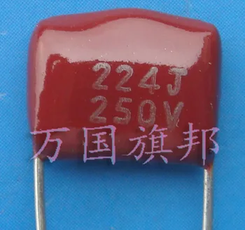 Doručenie Zdarma. CL21 kovovým polyester film kondenzátor 250 v, 224 0.22 uF